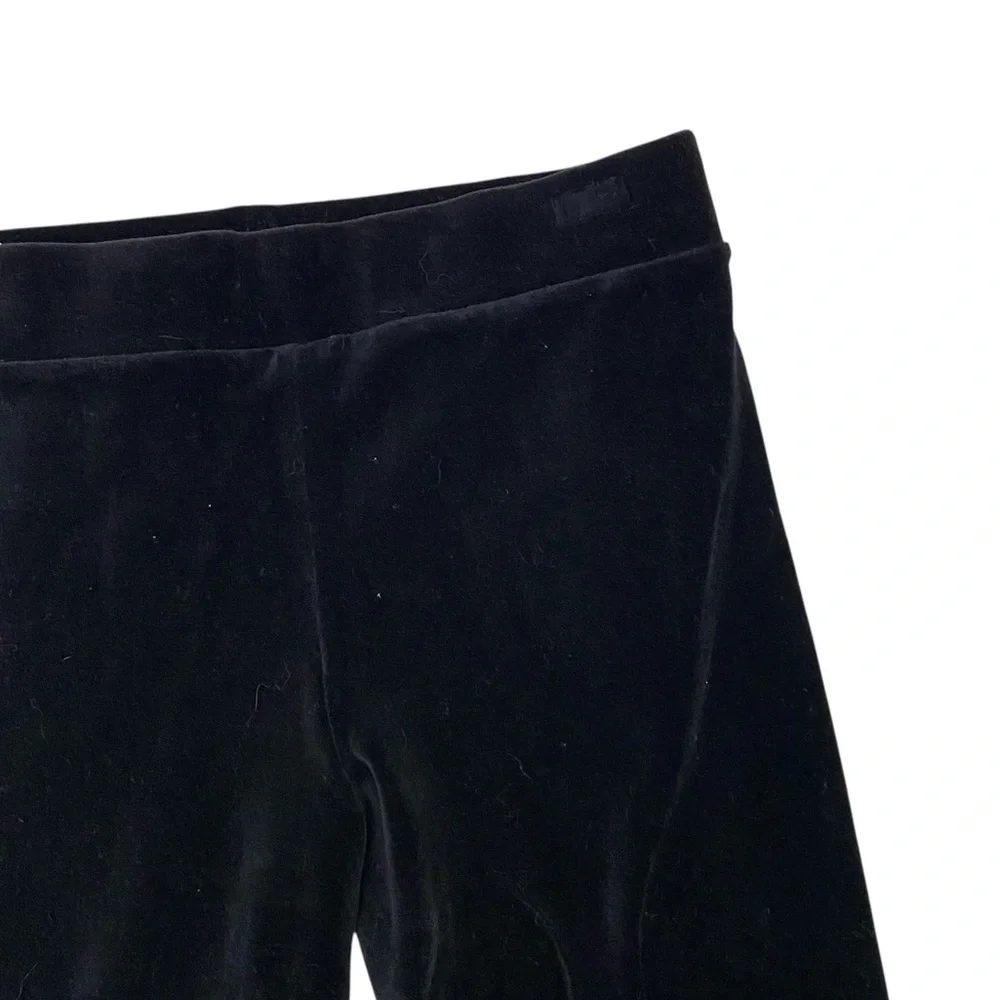 Ralph Lauren Black Velvet Leggings Pull On Slim Fit Pants Size S NWT - Picture 3 of 14